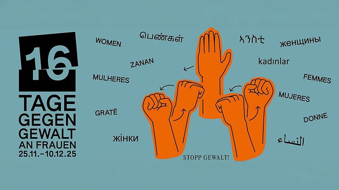 Ab 25. November 2025 startet die Kampagne "16 Tage gegen Gewalt an Frauen", mit Fokus auf geschlechtsspezifische Gewalt und Behinderungen im Kanton Glarus.