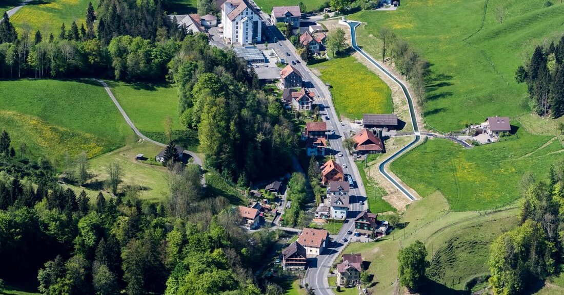 Eine Studie zur Radführung zwischen Schmittli und Spinnerei Ägeri verbessert die Radinfrastruktur – Vernehmlassung bis 17. März 2025.