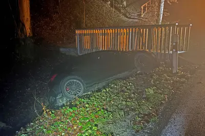 Trunkenheitsfahrt in Frauenfeld: Autofahrer landet im Bachbett!