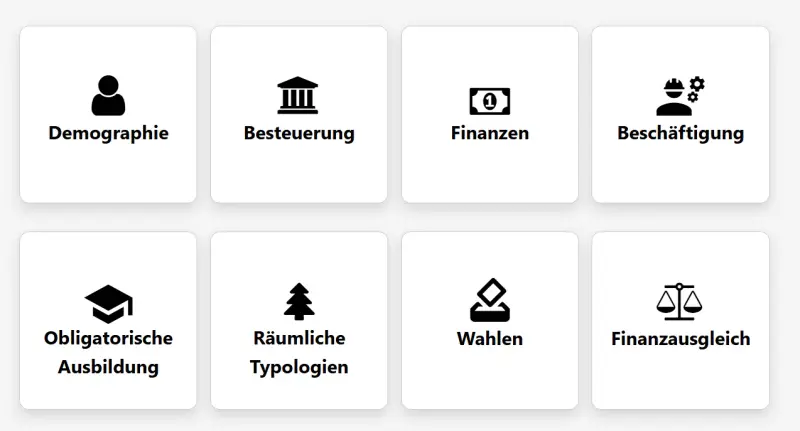 Neues Online-Tool: Gemeinden im Freiburger Kanton jetzt vergleichen!