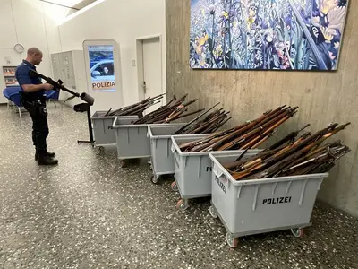 Waffenrückgabe in Graubünden: 256 Stück sicher abgeliefert!