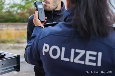Fünf Fahruntüchtige in St.Gallen: Polizei zieht Führerausweis ein!