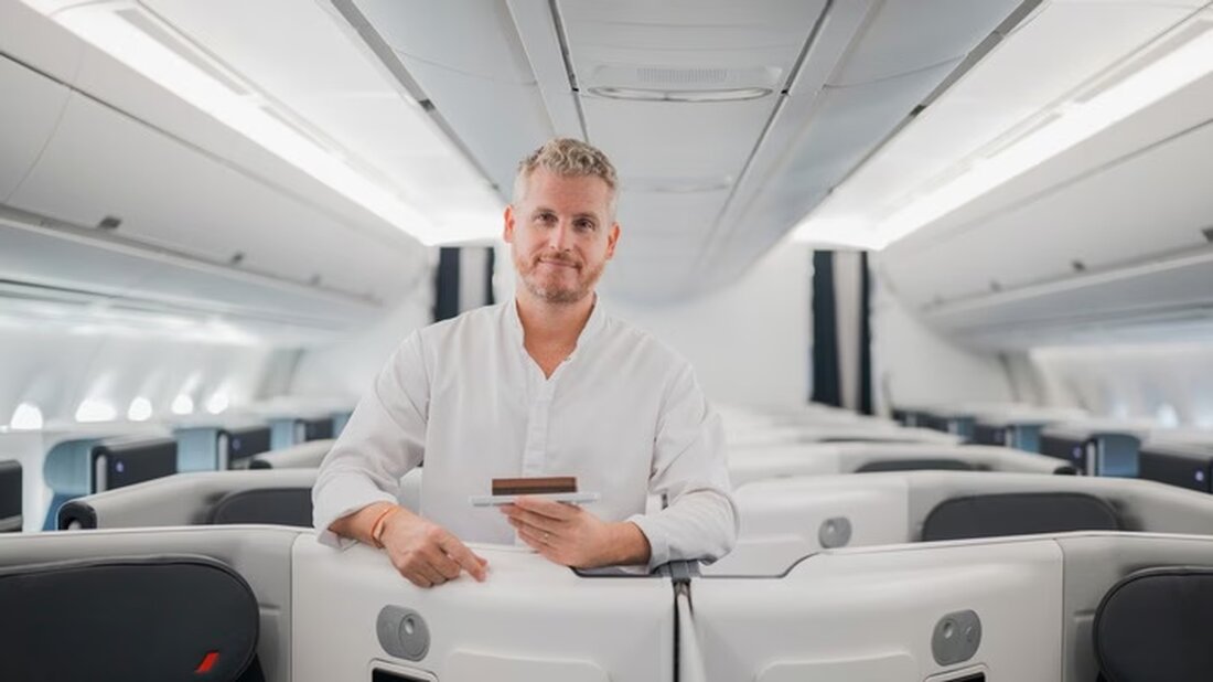 Air France präsentiert ab Oktober 2025 exklusive Desserts von Patissier Yann Couvreur für die Business Class auf Langstreckenflügen.