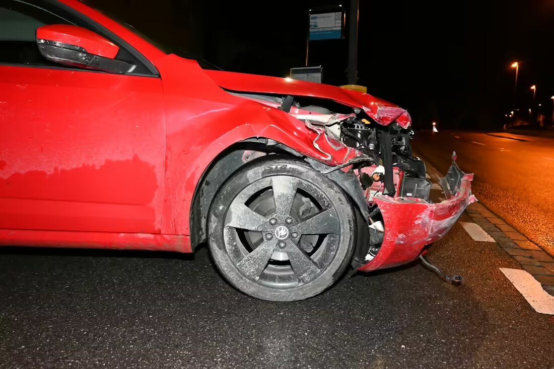 Am Freitagabend kam es in Montlingen zu einem Unfall zwischen einem alkoholisierten Autofahrer und einem Lieferwagen.