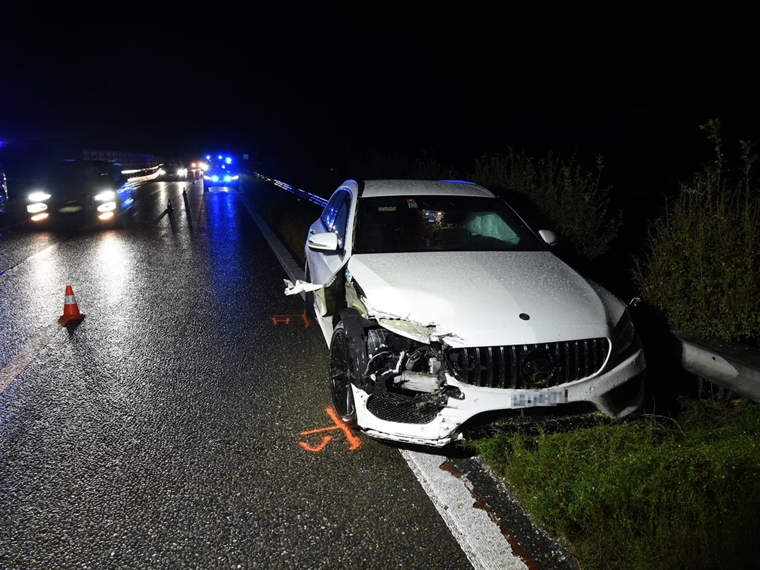 In Maienfeld kam es während einer Baustelle auf der A13 zu einer Streifkollision zwischen zwei Autos. Ein Fahrer war alkoholisiert.