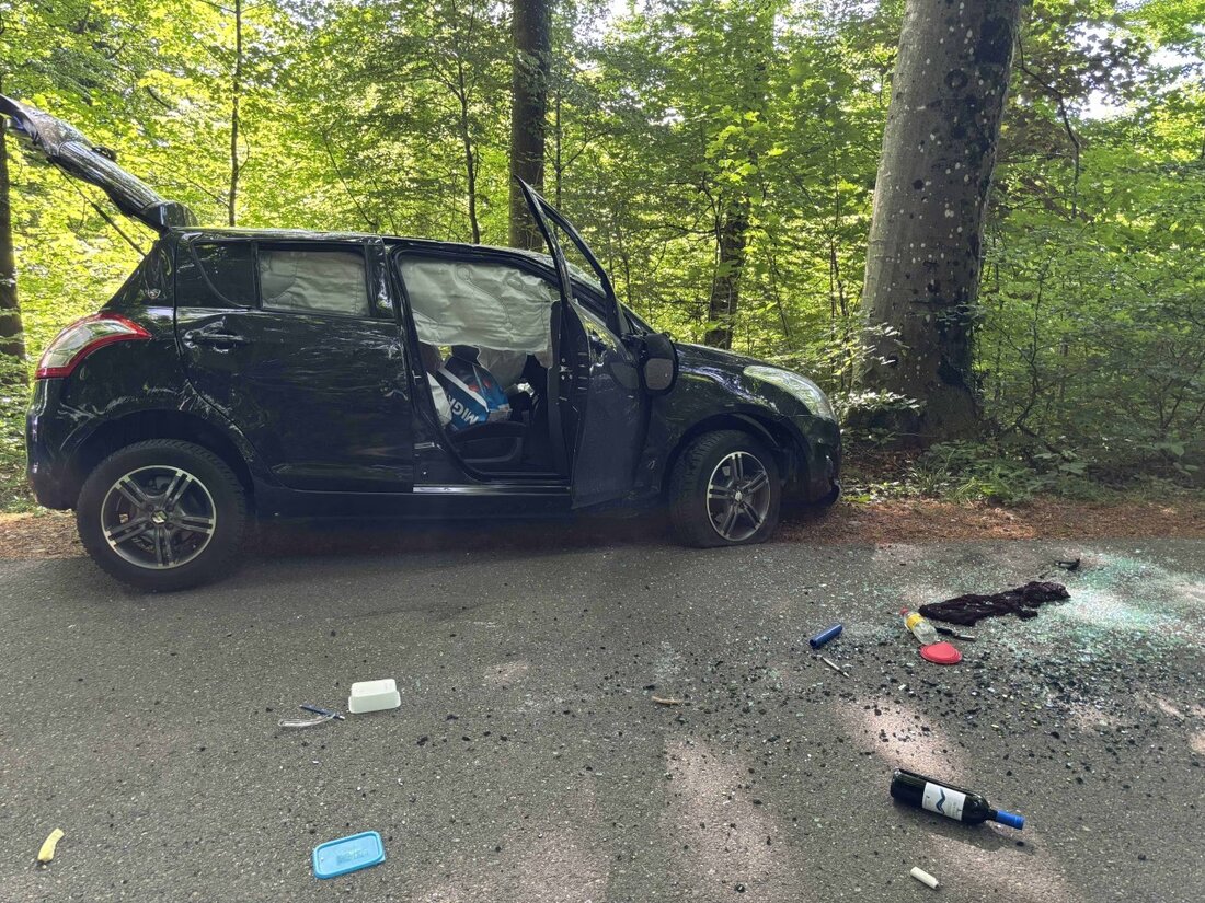 Eine 63-jährige Automobilistin verunfallte stark alkoholisiert in Oberrohrdorf. Sie wurde ins Spital gebracht.
