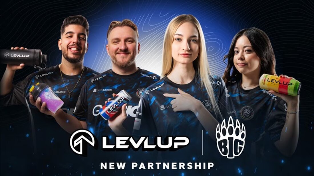 BIG und LevlUp gehen eine Partnerschaft ein: LevlUp wird offizieller Performance-Partner von BIG, um den deutschen E-Sport zu fördern.