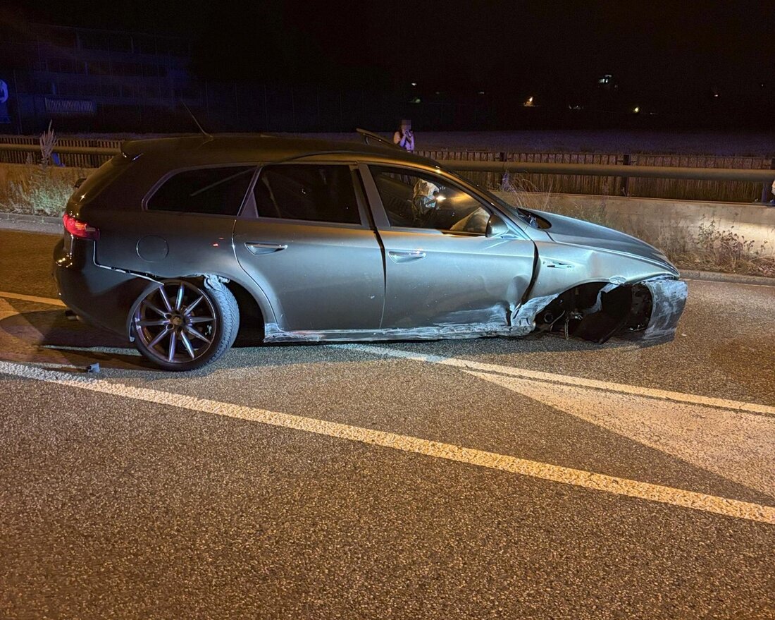 In Aarburg verlor eine betrunkene Fahrerin mit ihrem Kind die Kontrolle über ihr Auto und verursachte einen Selbstunfall.