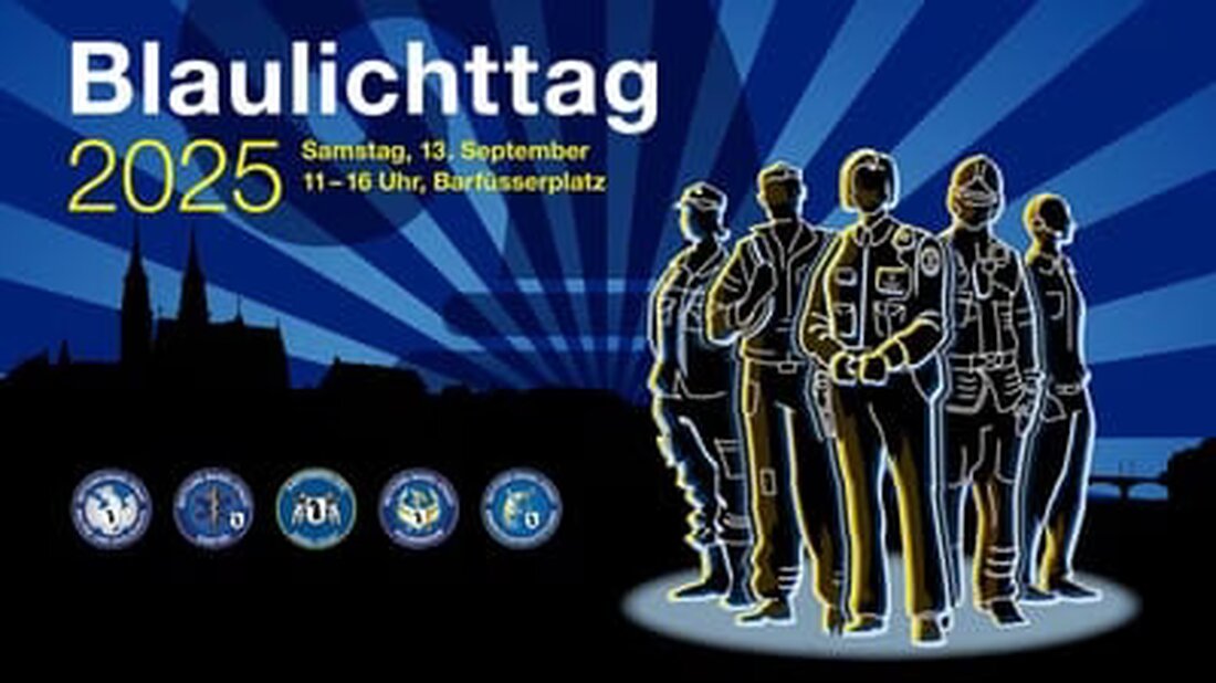 Erleben Sie am 13. September 2025 von 11 bis 16 Uhr den Blaulichttag auf dem Barfüsserplatz mit spannenden Live-Vorführungen und Einsatzfahrzeugen.