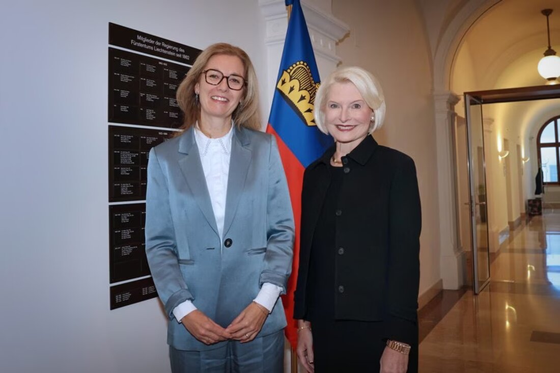Callista Louise Gingrich wurde am 10. November 2025 in Vaduz als Botschafterin der USA akkreditiert und empfing offizielle Würdenträger.
