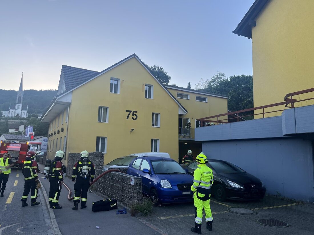 Ein Brand in Gebenstorf wurde durch ein Elektrogerät verursacht. Die Feuerwehr konnte ihn schnell unter Kontrolle bringen.