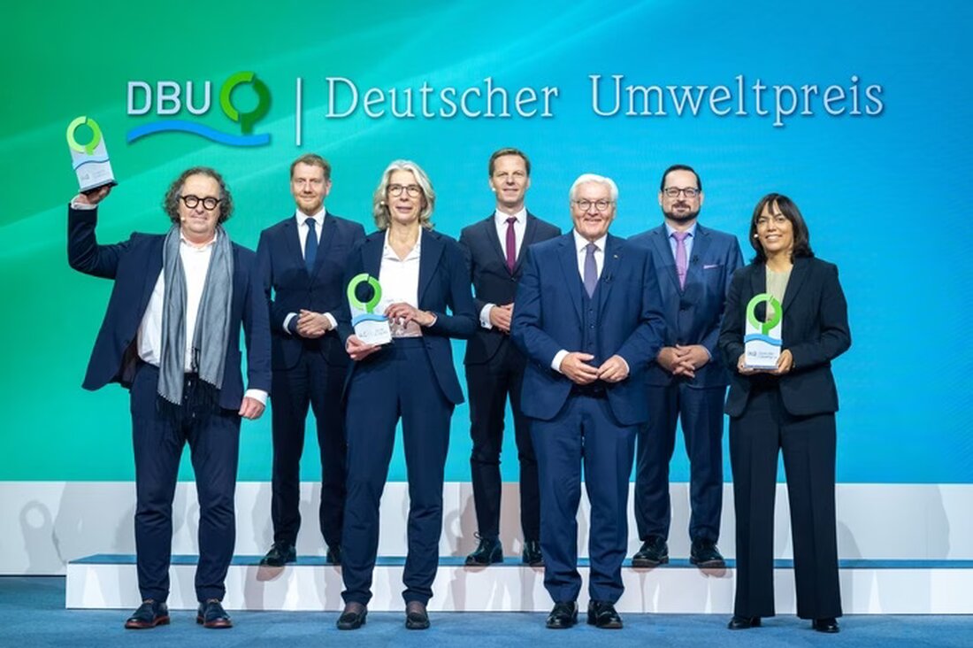Bundespräsident Steinmeier betont auf der DBU-Verleihung in Chemnitz die Dringlichkeit des Klimaschutzes und würdigt innovative Projekte mit 500.000 Euro.
