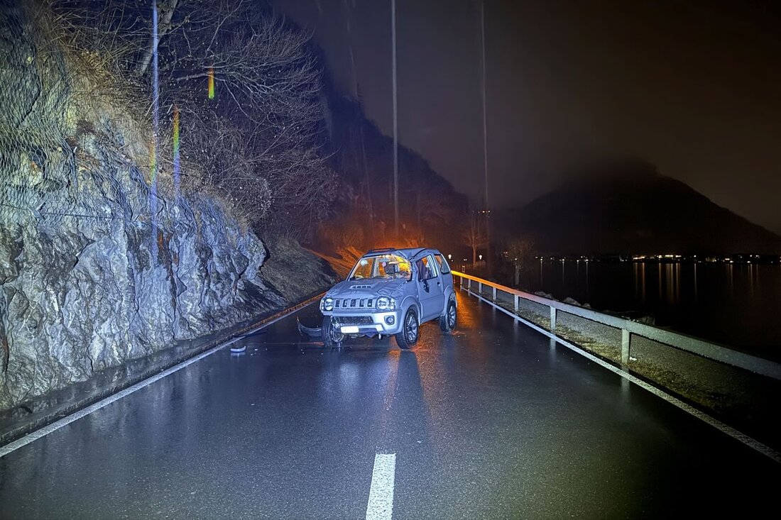 Am 26. Januar 2026 kam es in Stansstad zu einem Unfall, als ein Fahrzeug mit einem Felsen kollidierte und sich überschlug. Der Fahrer wurde leicht verletzt.