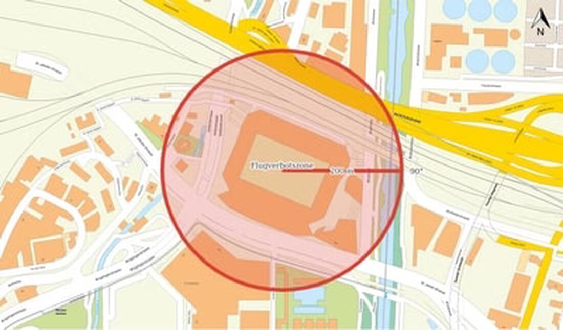 Während der Women's Euro 2025 gilt ein Drohnenflugverbot über dem St. Jakob-Park an ausgewählten Spieltagen zur Sicherheit.