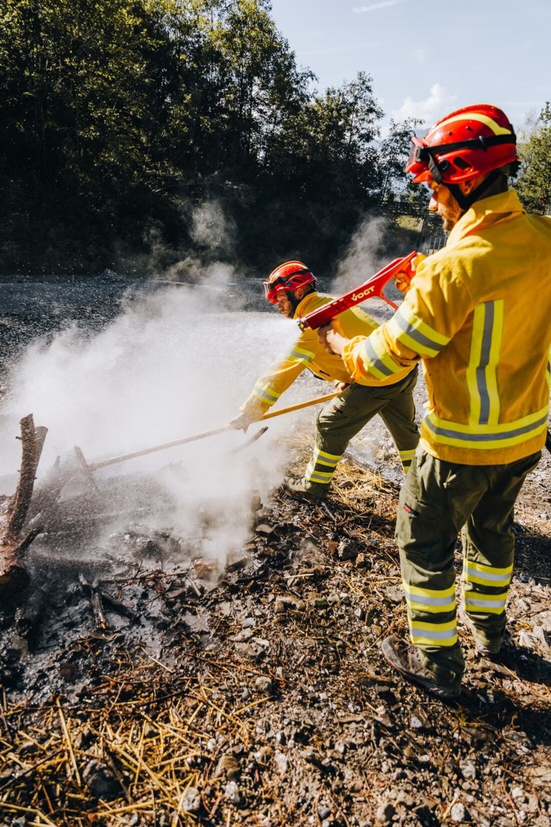 Einsatzgruppe Waldbrand in Triesenberg: Einführungskurs zur Brandbekämpfung im steilen Gelände am 13. September 2025.