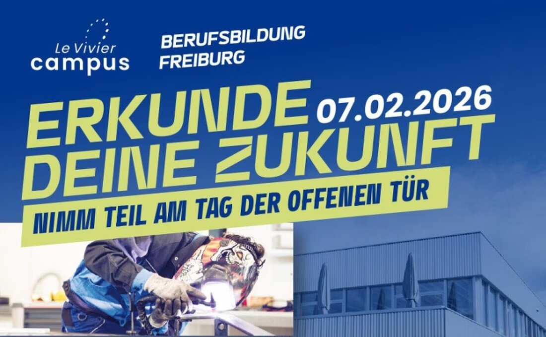 Am 7. Februar 2026 lädt der Campus Le Vivier von 9 bis 16 Uhr zum Tag der offenen Tür ein. Entdecken Sie 40 Berufe aus 9 Fachbereichen!