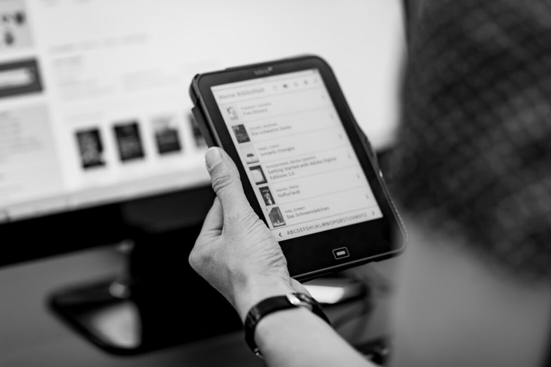 Erfahren Sie, wie Sie digitale Bücher und Hörbücher bequem nutzen können. Termin: 27.03.2025, 17:00, Bibliothek Hauptpost, St.Gallen.