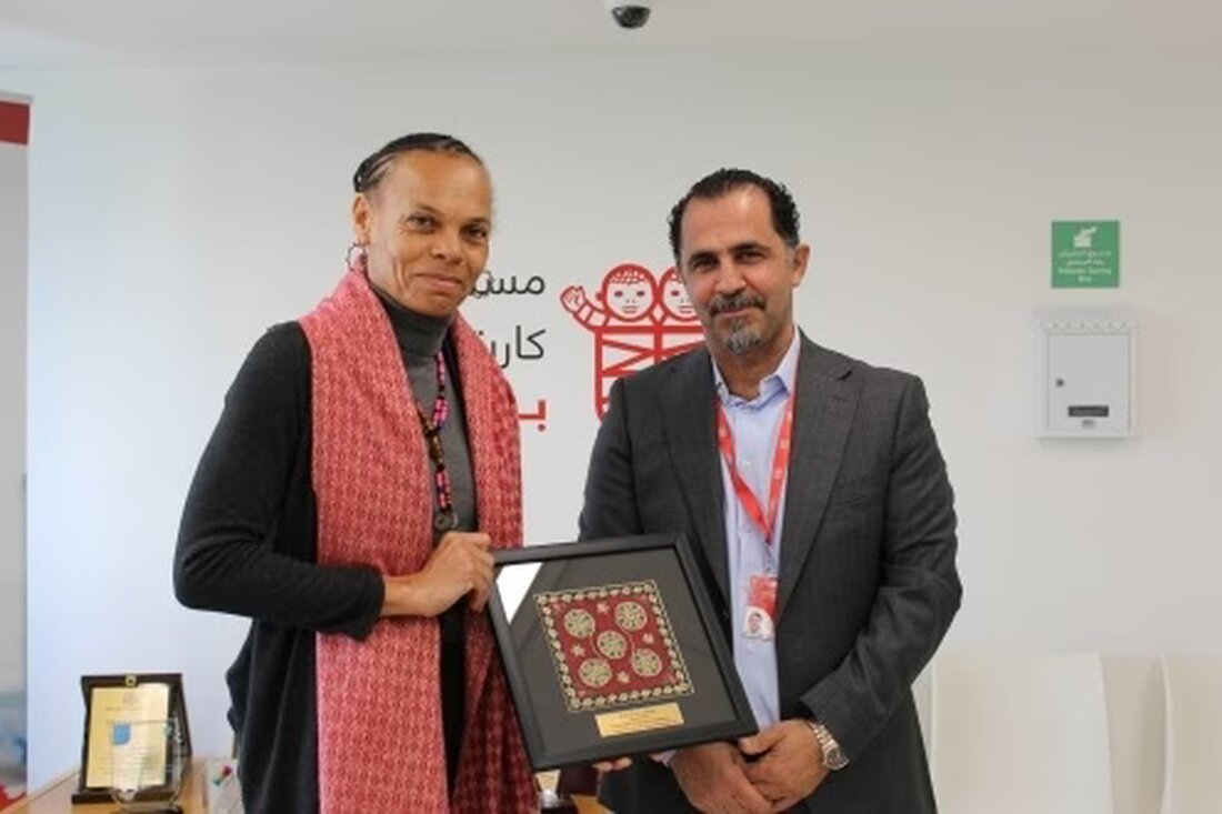 DEZA-Direktorin Patricia Danzi besuchte das Kinderspital Bethlehem, um den Fortschritt der neuen Tageschirurgie zu prüfen.