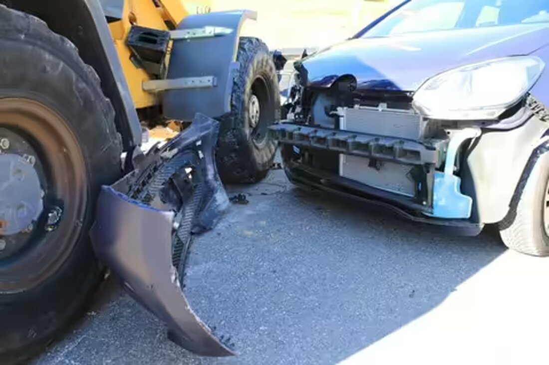 Am 24.08.2022 verletzte sich eine 44-jährige Autofahrerin bei einem Unfall in einer Baustelle in Oberegg.