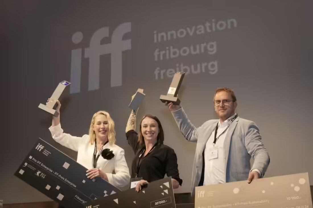 Contrinex, Xemperia und ROMAG aquacare gewinnen IFF-Preis 2024-2025 in Freiburg für ihre innovativen Projekte in verschiedenen Kategorien.