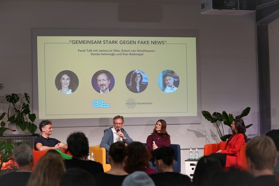 Holistic Foundation und #UseTheNews starten ein Projekt gegen Desinformation, gefördert durch Workshop mit Eckart von Hirschhausen.