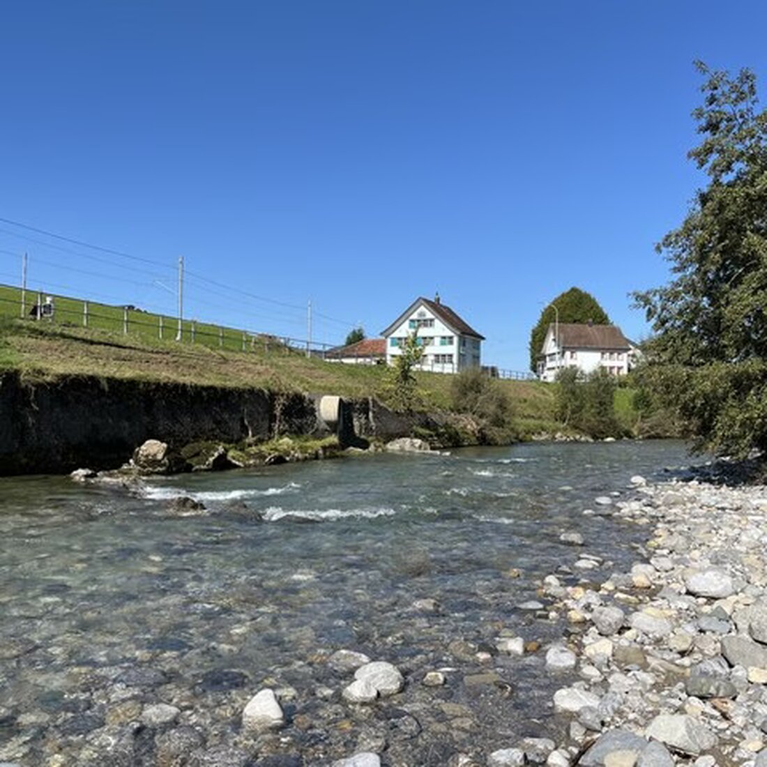Ab Februar 2025 starten Sanierungsarbeiten an der Ufermauer der Sitter, der Horstbachbrücke und der Walzenhausenstrasse im Kanton.