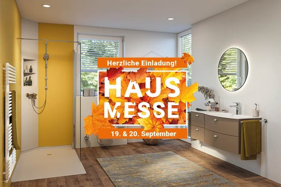 Viterma lädt am 19. und 20. September zur Hausmesse in Deutschland, Österreich und der Schweiz ein, um innovative Badsanierungen vorzustellen.