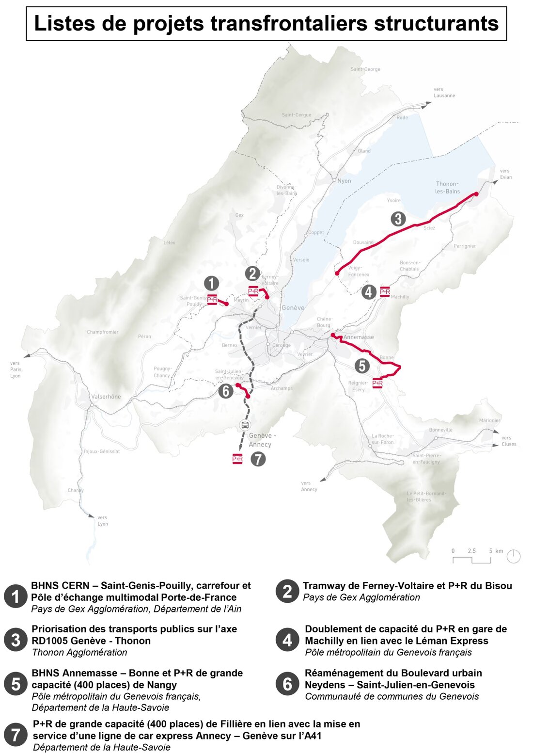 Neun Gemeinden im Großraum Genf unterzeichnen historische Abkommen zur Finanzierung grenzüberschreitender Mobilitätsinfrastruktur mit Investitionen von 182 Millionen Franken bis 2032.