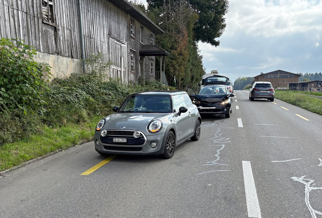 Bei einer Auffahrkollision in Altishausen wurde eine Beifahrerin verletzt. Der Unfall ereignete sich nach einer Bremsung vor einer Baustelle.