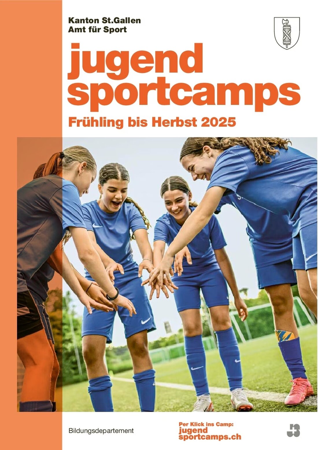 Jetzt anmelden für das Jugendsportcamp des Kantons St.Gallen. Entdecken Sie spannende Sportarten und neue Freundschaften!