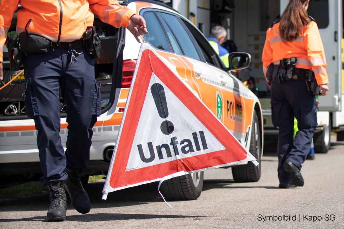 Am Freitag, 21. März 2025, kam es in Andwil zu einem Selbstunfall eines 22-jährigen Motorradfahrers. Er wurde leicht verletzt.