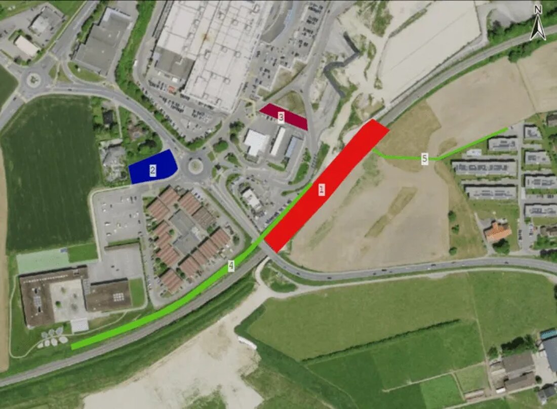 Ab Dezember 2025 verbessert die Bahnhaltestelle Avry-Matran die Mobilität mit Bushof und Park-and-Ride-Anlage für Pendler.