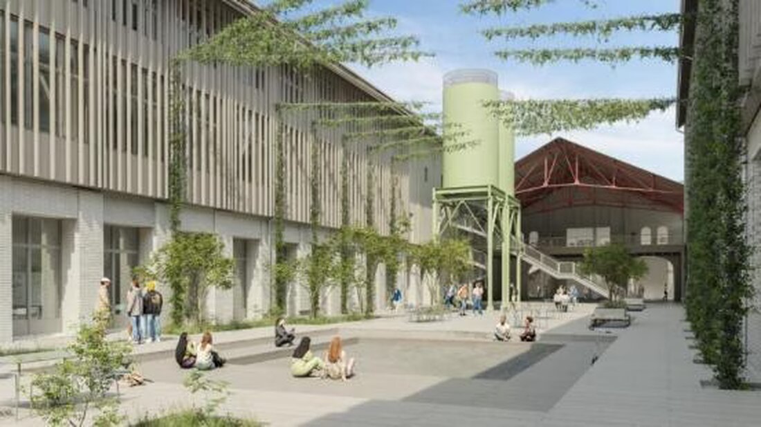In Uetikon am See entsteht bis 2032 ein neues Gymnasium für 1500 Schüler auf dem Areal der ehemaligen Chemischen Fabrik.