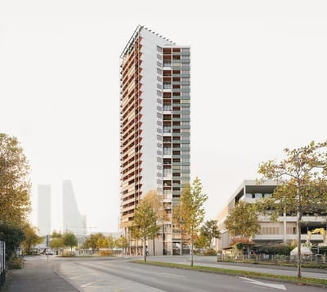 Der Kanton Basel-Stadt plant ein Wohnhochhaus an der Rankstrasse mit über 100 Wohnungen, realisiert durch das Siegerprojekt MIRANDA.