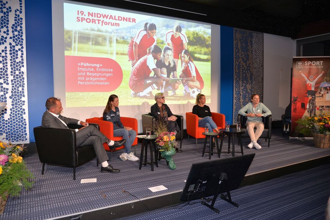 Mit 172 Teilnehmenden bot das Nidwaldner Sportforum 2025 inspirierende Einblicke in Führungsthemen und Ehrungen.
