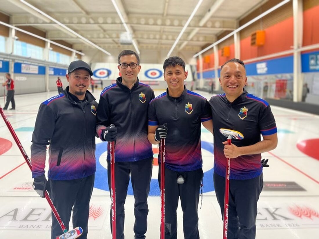 Das philippinische Curling-Team um Alan Frei sichert sich beim OQE 2025 in Schottland die Olympia-Qualifikation für 2026.
