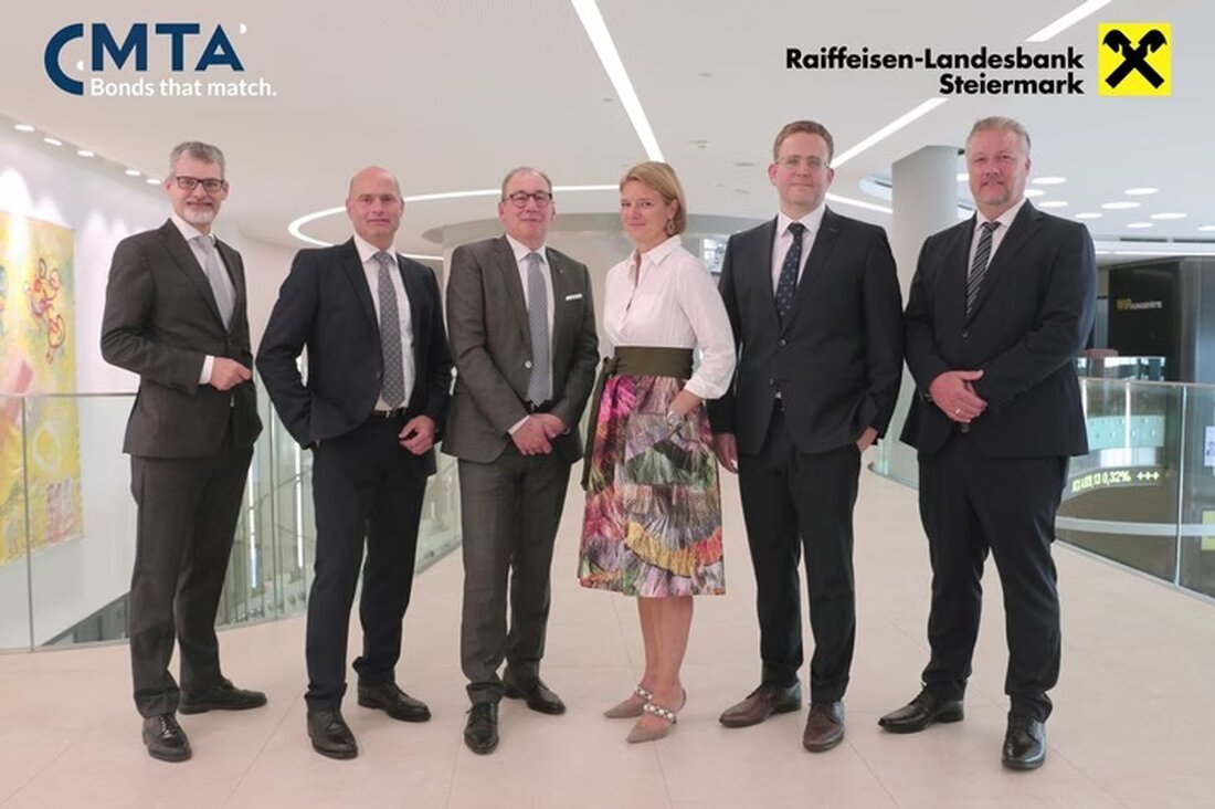 Raiffeisen-Landesbank Steiermark stärkt durch 10% Beteiligung an CMTA AG die Effizienz im digitalen Anleihehandel in Europa.