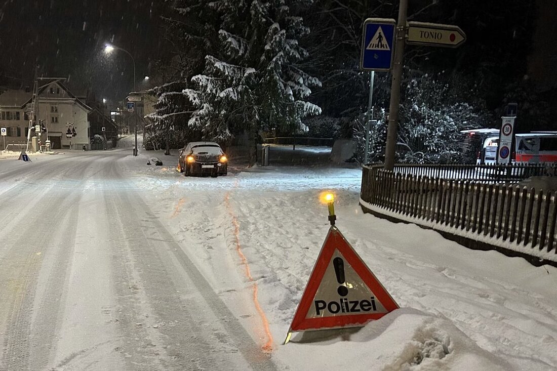 Mehrere Verkehrsunfälle ereigneten sich am 21. November 2024 in Appenzell Ausserrhoden aufgrund starken Schneefalls.