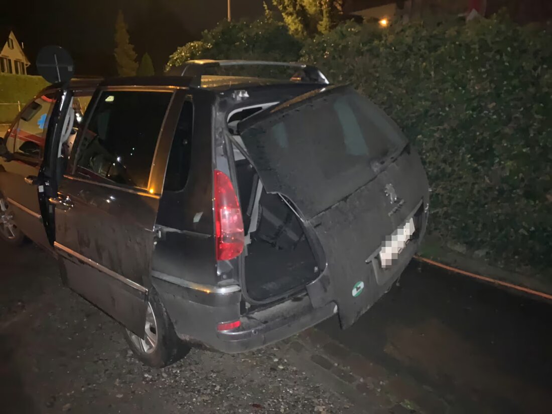Bei einem Verkehrsunfall in Sitterdorf wurde ein 19-jähriger Autofahrer schwer verletzt. Die Unfallursache ist unklar.