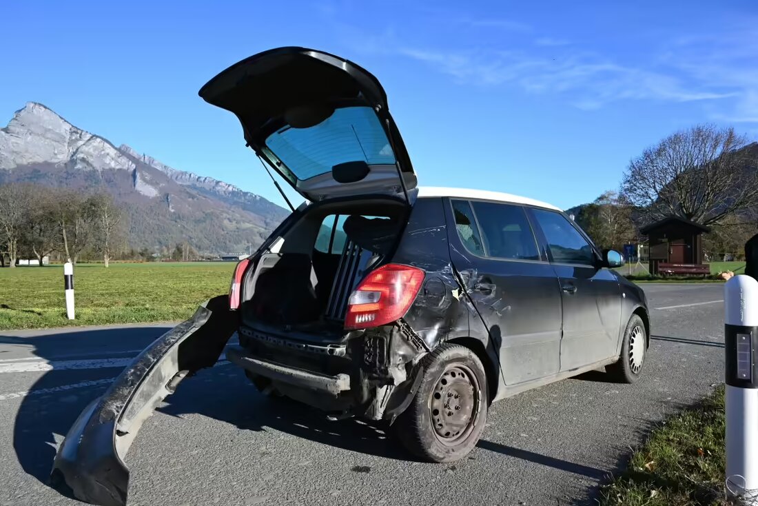 Am Donnerstag kam es in Vilters zu einem Unfall zwischen Auto und Motorrad. Ein 39-jähriger Fahrer wurde leicht verletzt.