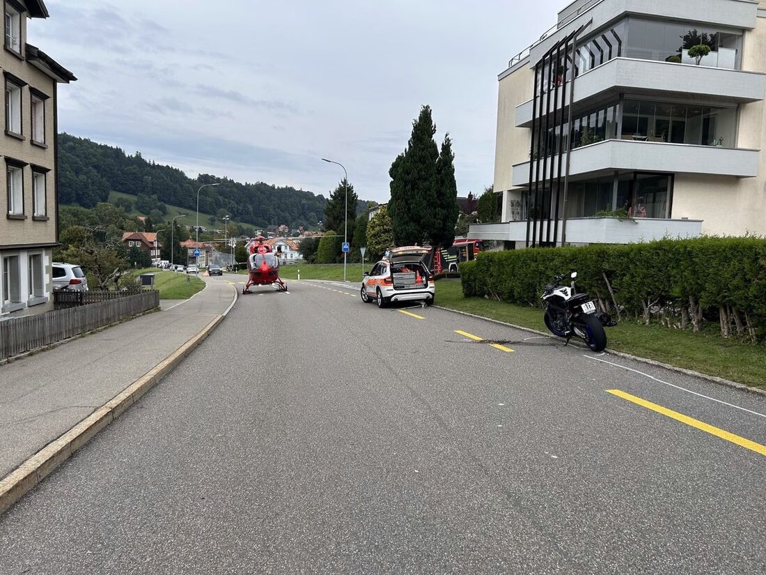 Am 08. September 2025 kam es in Grub zu einem schweren Motorradunfall. Ein 18-Jähriger verlor die Kontrolle und verletzte sich.