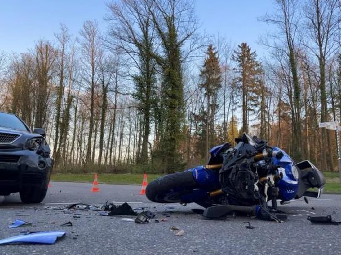Ein Motorradfahrer wurde bei einem Verkehrsunfall in Oberhasli schwer verletzt. Kantonspolizei klärt den Unfallhergang.