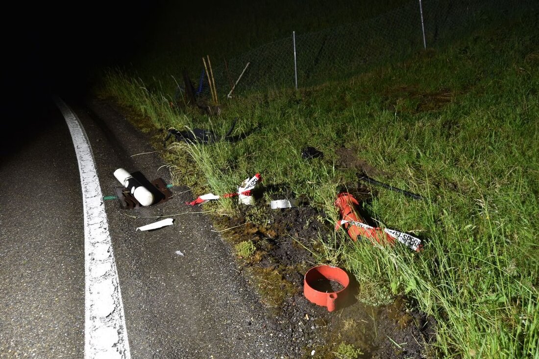 Am 25. Mai 2025 kam es in Rehetobel zu einem Selbstunfall mit Sachschaden, als ein Fahrer die Kontrolle über sein Fahrzeug verlor.