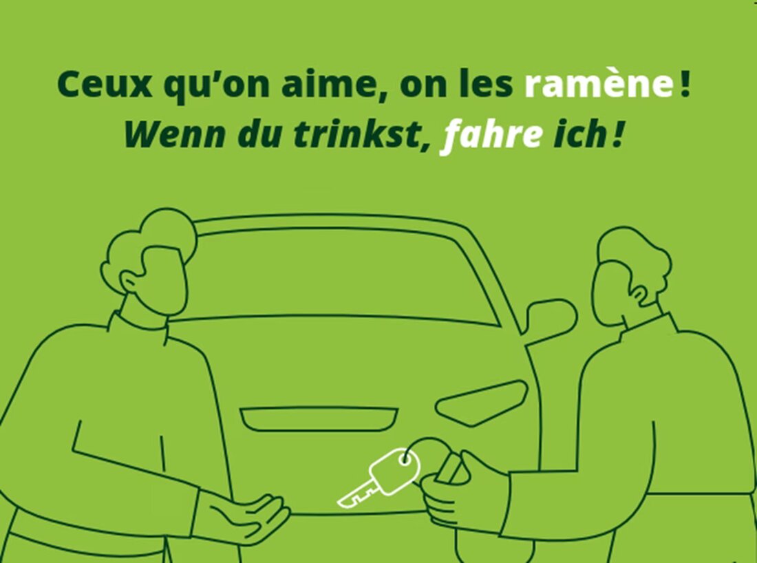 Im Wettbewerb zur Kampagne «Wenn du trinkst, fahre ich!» können GastroFribourg-Gutscheine gewonnen werden. Der Wettbewerb läuft vom 30. November 2024 bis 31. Januar 2025 und fördert das Gespräch über Alkohol am Steuer.
