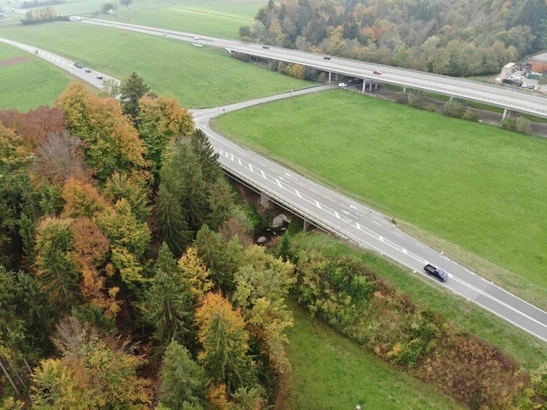 Marsens, Pont-en-Ogoz und Sorens planen eine Umgestaltung der Kreuzung beim Gérignoz und den Bau neuer Velowege zur Verkehrssicherheit.