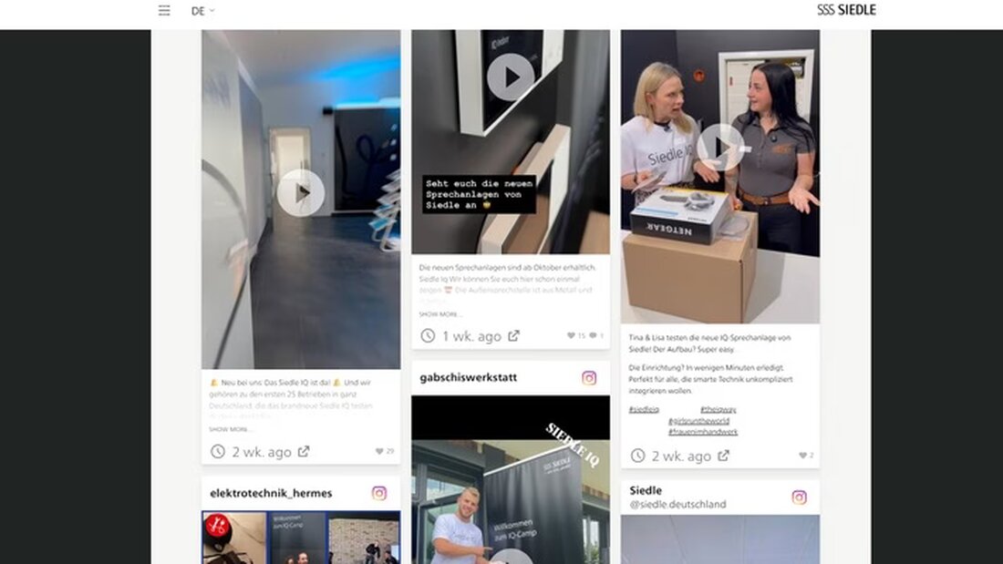 Siedle kooperiert mit Elektro-Influencern beim IQ-Camp, um innovative Türkommunikationslösungen praxisnah zu testen und zu kommunizieren.