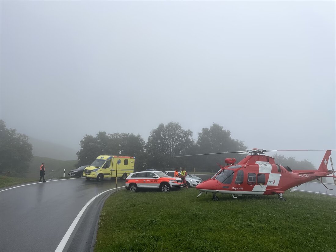 In Tschappina wurde ein Bauer am Samstag von einem Stier angegriffen und schwer verletzt. Er erhielt schnell medizinische Hilfe.