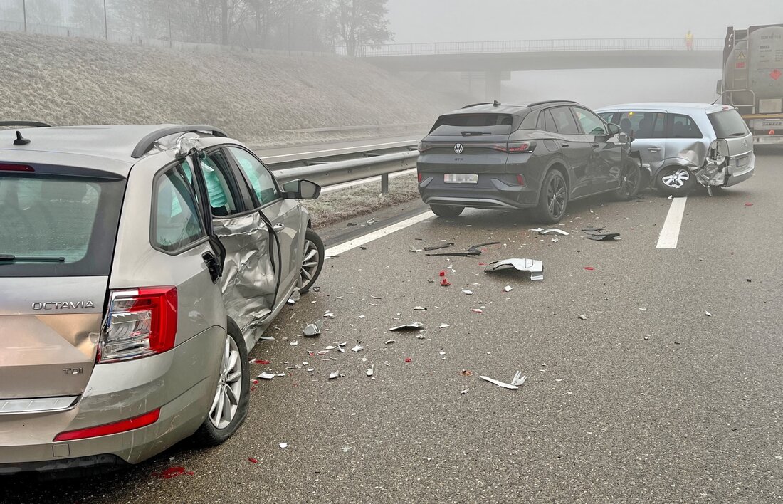 Im Jahr 2024 verzeichnete Thurgau 1110 Verkehrsunfälle, 3.3% weniger als im Vorjahr. Sicherheitsmaßnahmen zahlen sich aus.