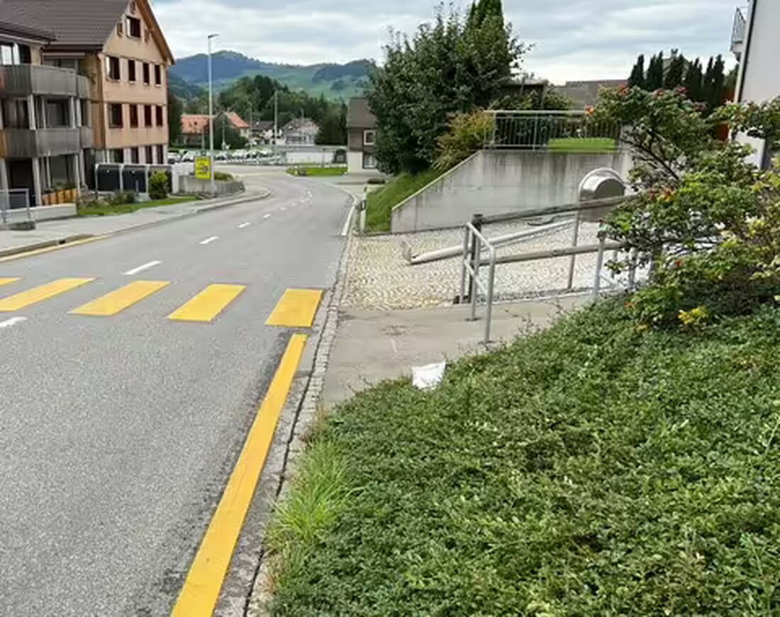 Unbekanntes Fahrzeug rammt Kandelaber in Steinegg und flüchtet. Zeugen des Vorfalls vom 11.09.2022 werden gesucht.