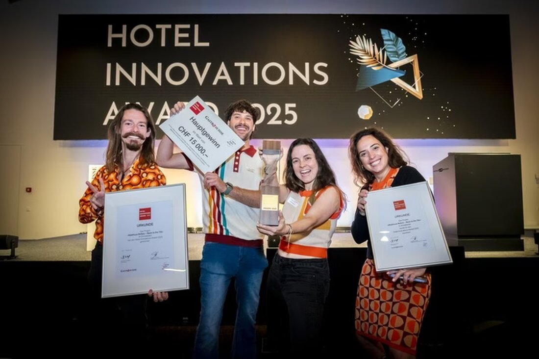 Waldhuus Bellary in Grindelwald gewinnt den Hotel Innovations-Award für sein kreatives Konzept "Back to the 70s".
